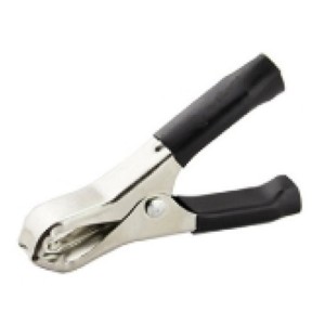 GBC 18.7555.02 - Insulated Battery Clamp 30A 75mm Copper Plated Black INSULATED CROCODILE Onetrade